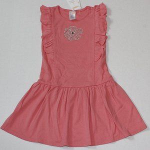 NWT Gymboree size 3 3T coral knit dress Friendship Camp
